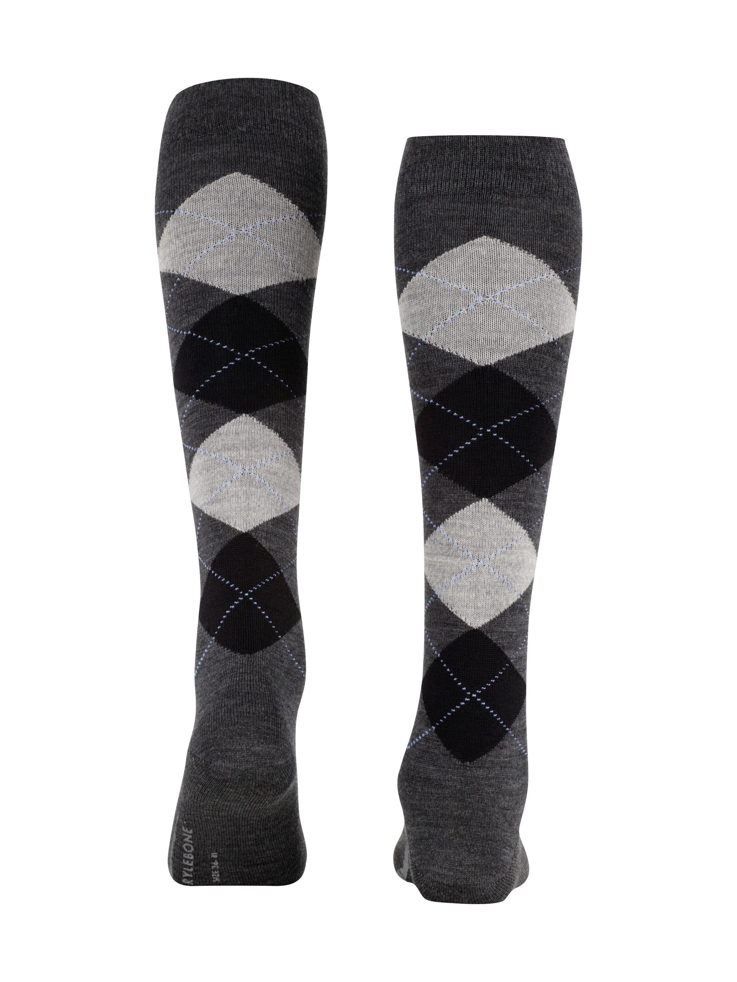 BURLINGTON Overknee Strümpfe 'Marylebone'‌‌‌‌‌‌‌‌ in Grau
