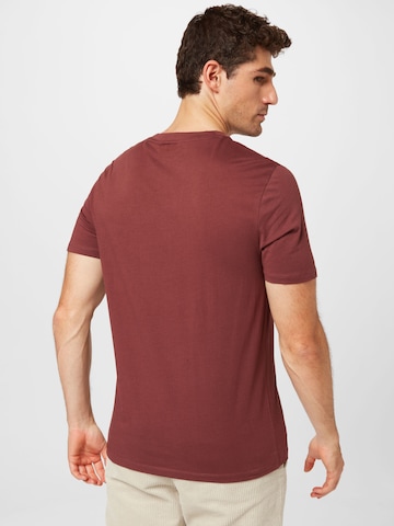 T-Shirt 'Dero' HUGO Red en marron