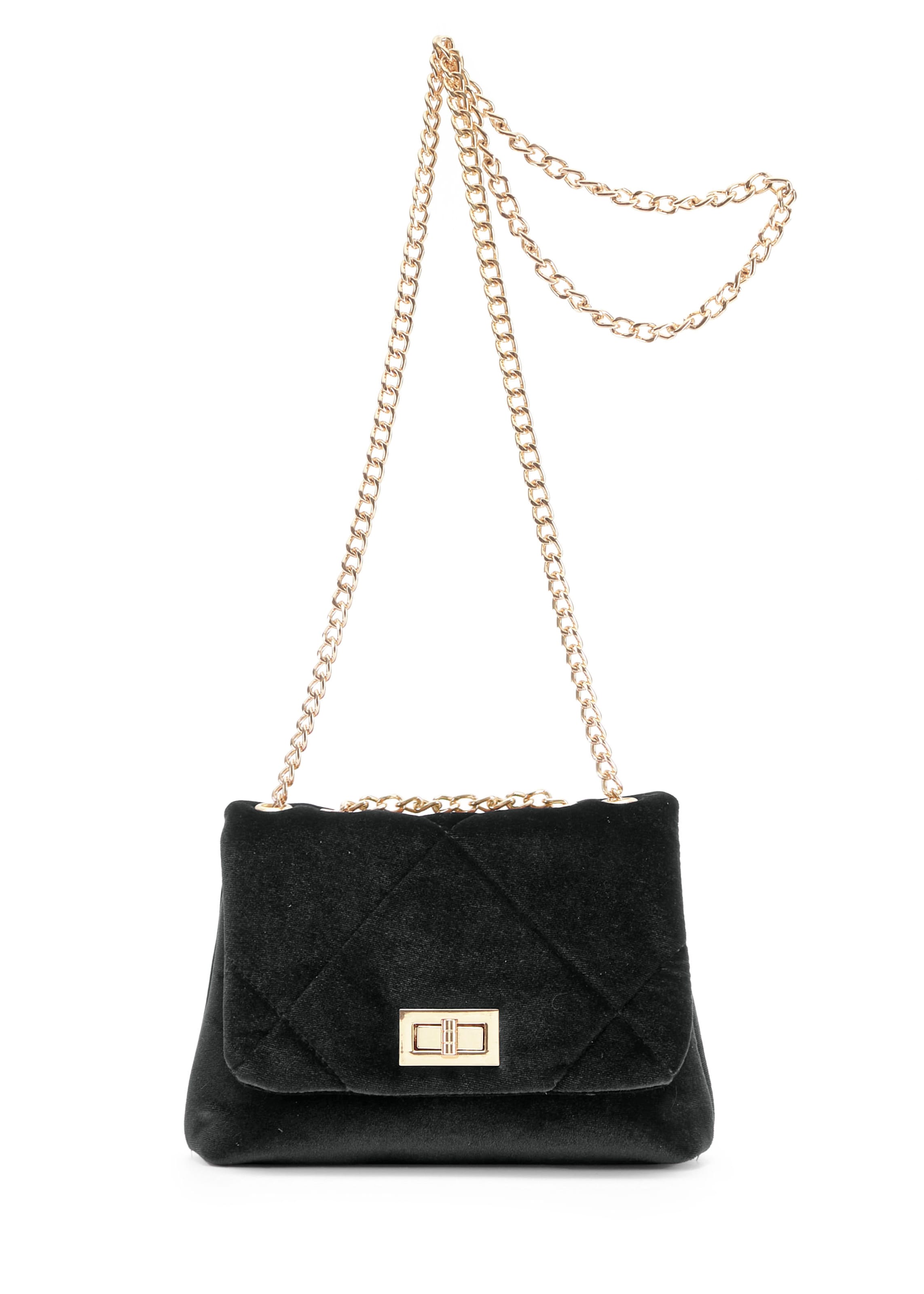 VIVANCE Чанта с презрамки в черно: отпред