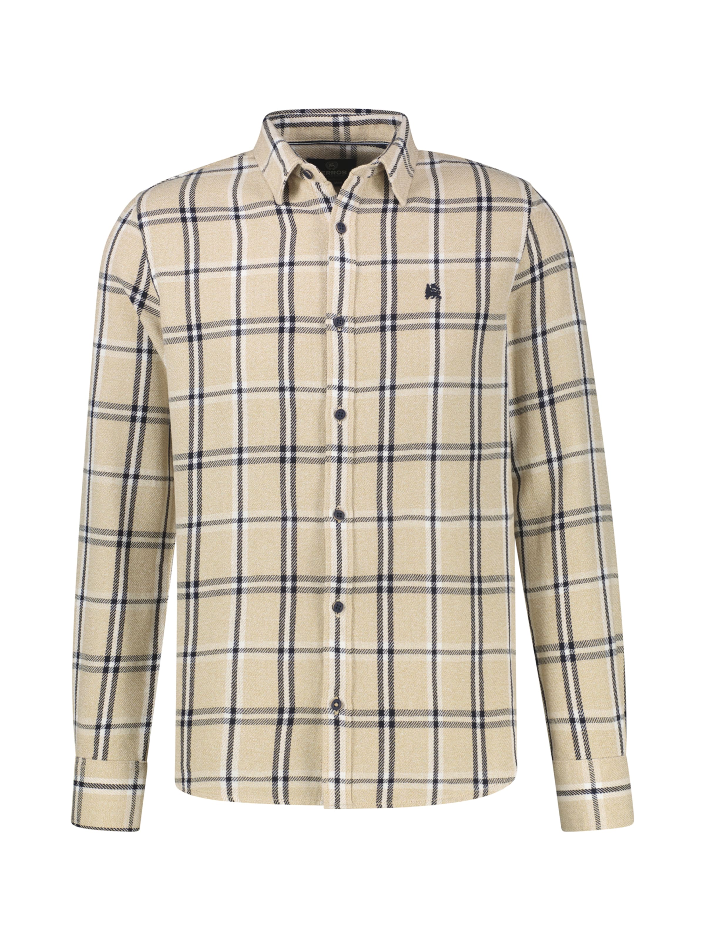 LERROS Regular Fit Hemd in Beige: Vorderseite