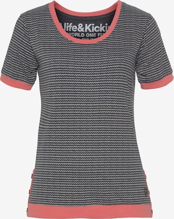 Alife and Kickin Shirt in Blue: front