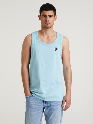 T-Shirt 'Shank' CHASIN' en bleu : devant