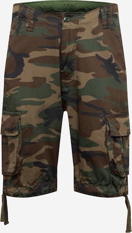 Brandit Cargo Pants in Green: front