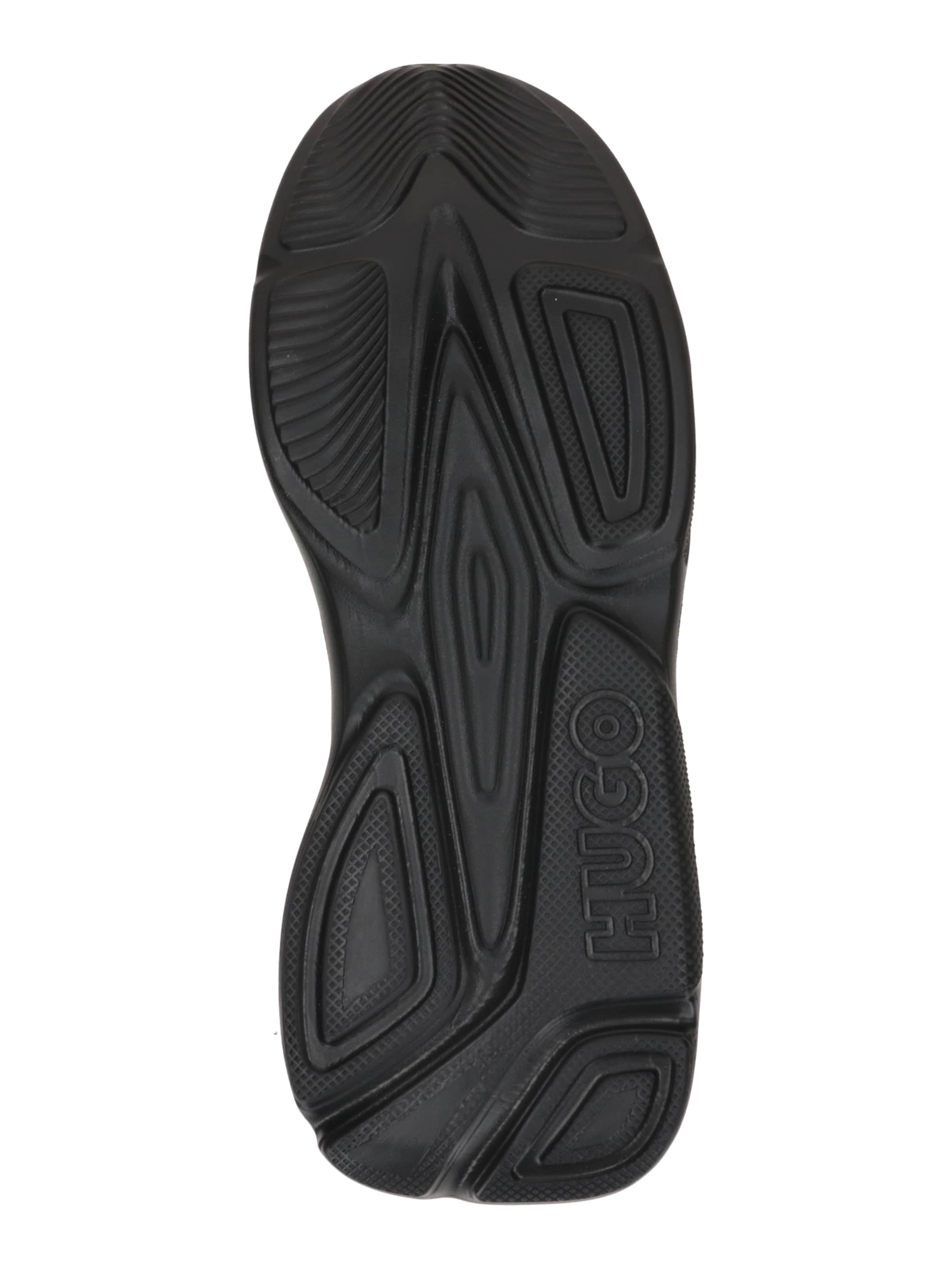 HUGO Σνίκερ χαμηλό 'Leon' σε μαύρο