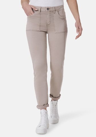 Regular Jean 'Davos' STOOKER WOMEN en beige : devant