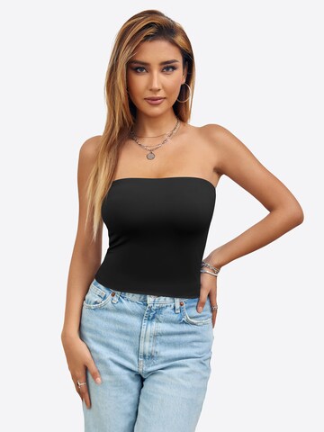 Imily Bela Τοπ σε μαύρο: μπροστά