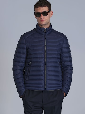 Lufian Winter Jacket in Blue: front