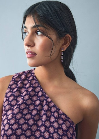 MANGO TEEN Top 'Chiffy' in Purple