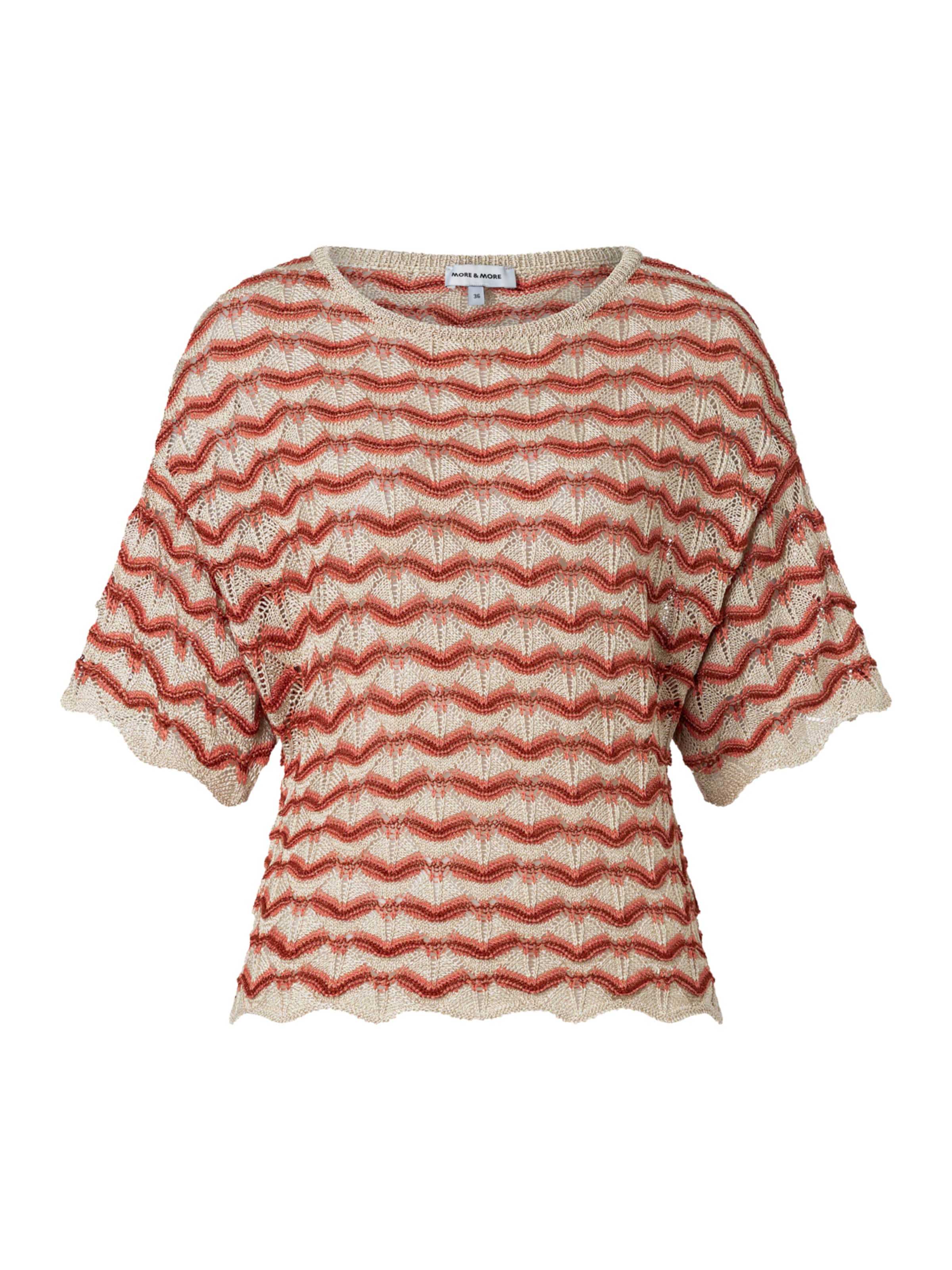 MORE & MORE Sweater in XS in Beige / Orange, Item view