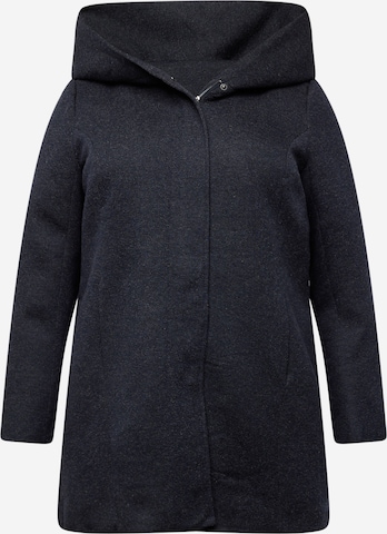 ONLY Carmakoma Between-Seasons Coat 'Sedona' in Blue: front