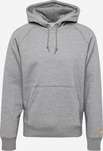 Sweat-shirt 'Chase' Carhartt WIP en gris : devant