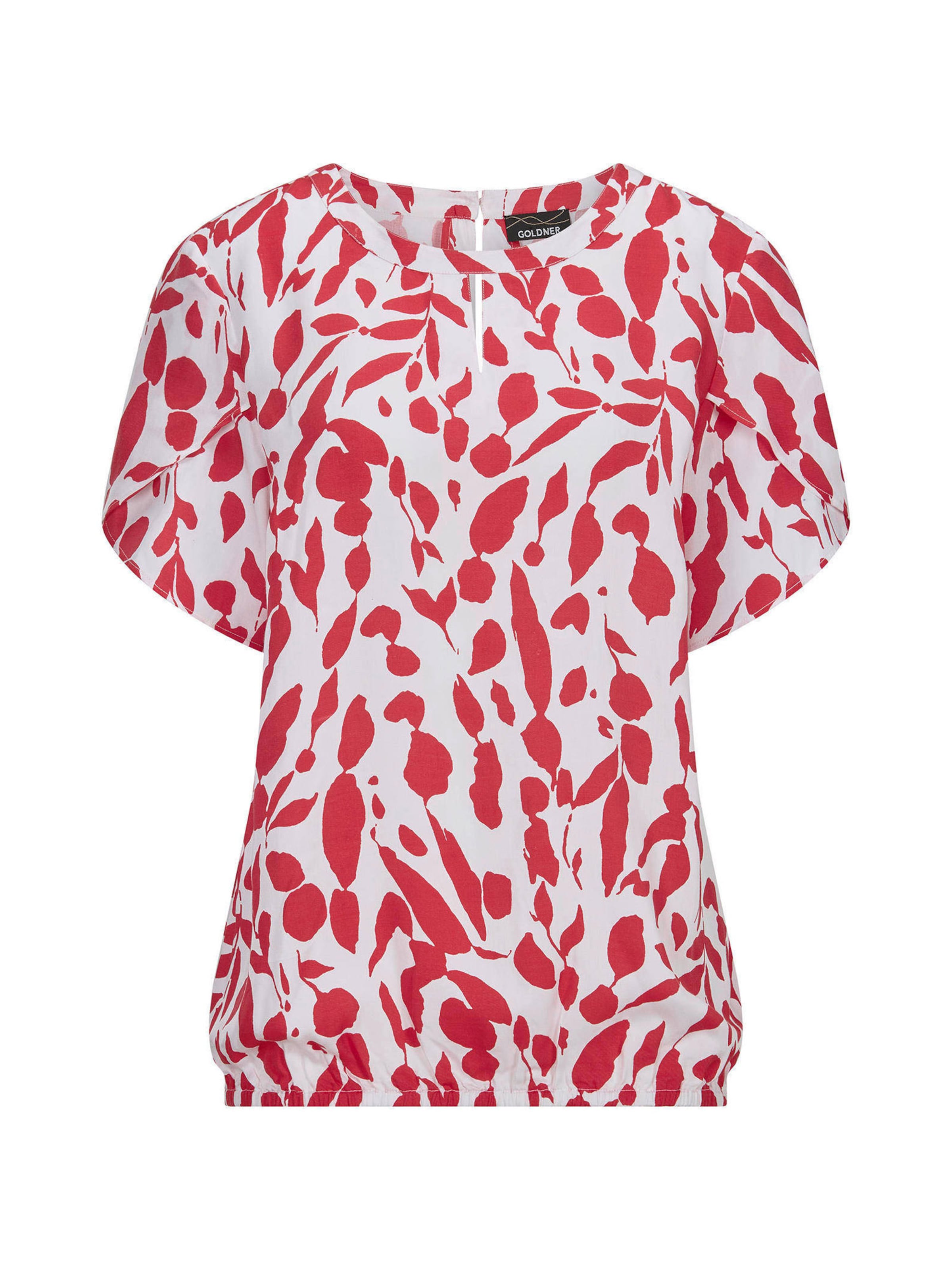 Goldner Blouse in Rood: voorkant