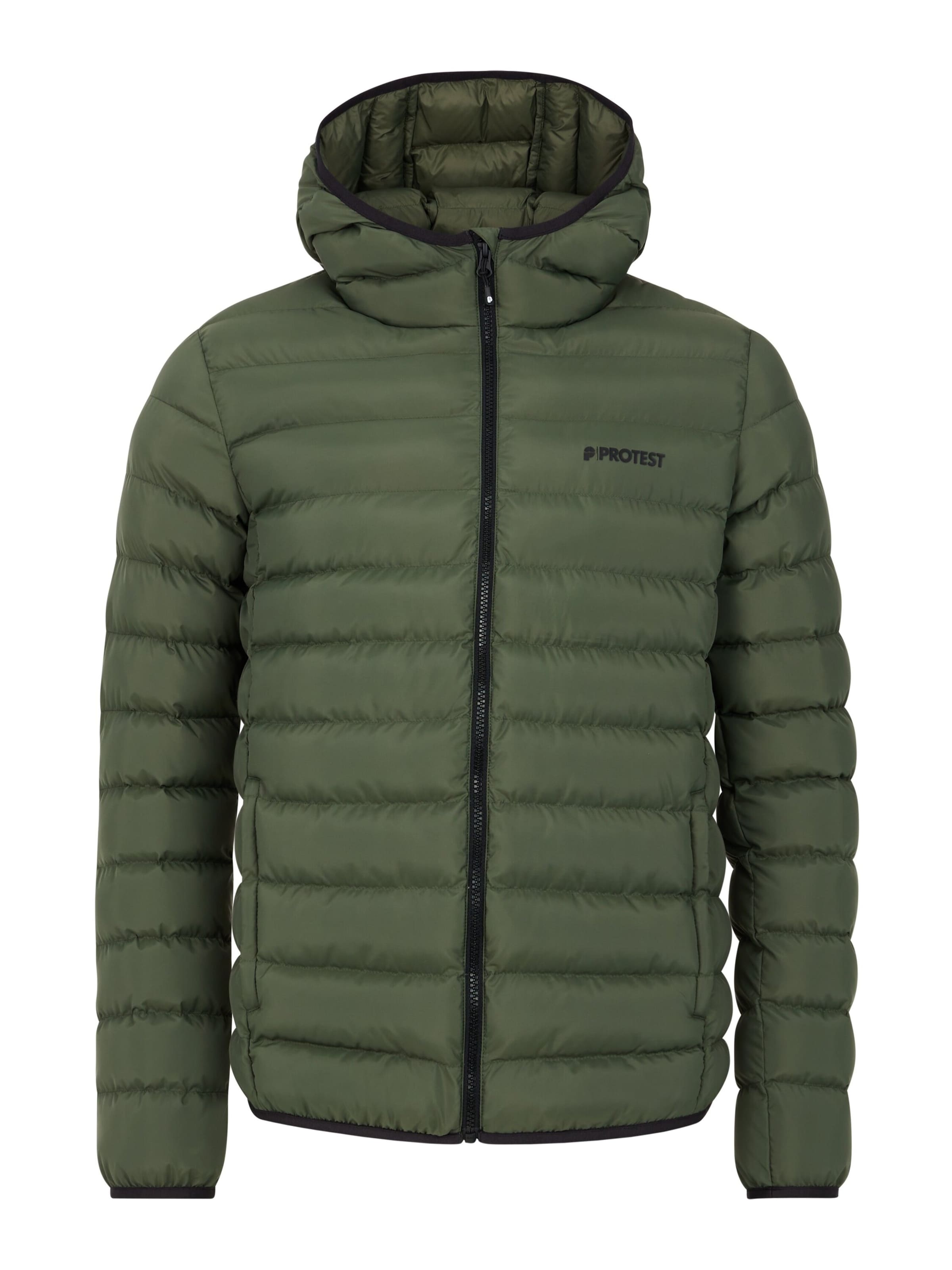 PROTEST Winter Jacket 'PRTBASSO' in Green: front
