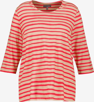 Ulla Popken Shirt in Light beige / Pastel red, Item view
