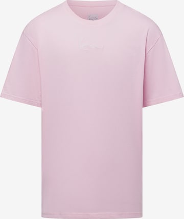 Karl Kani Koszulka w kolorze różowy: przód