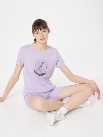T-shirt fonctionnel 'MOUNTAIN MANDALA' super.natural en violet
