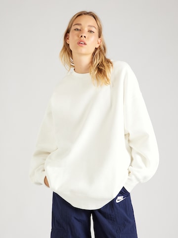 Sweat-shirt Jordan en beige : devant