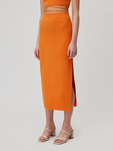 LeGer by Lena Gercke - Falda 'Julika' en naranja: frente