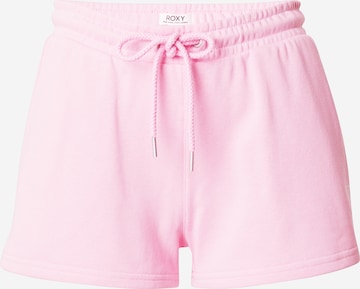 ROXY Regular Broek in Roze: voorkant