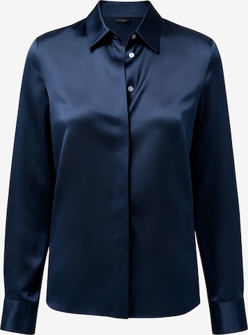 Lilysilk Bluse in Blau: Vorderseite