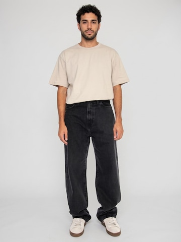 Carhartt WIP Luźne Jeansy 'LANDON PANT BLACK, STONE WASHED' w kolorze czarny