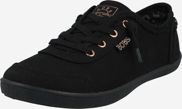 Baskets basses SKECHERS en noir : devant