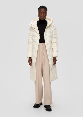Wide Leg Pantalon à pince s.Oliver BLACK LABEL en beige