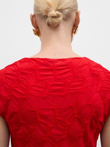 T-shirt 'CREAMY' MANGO en rouge