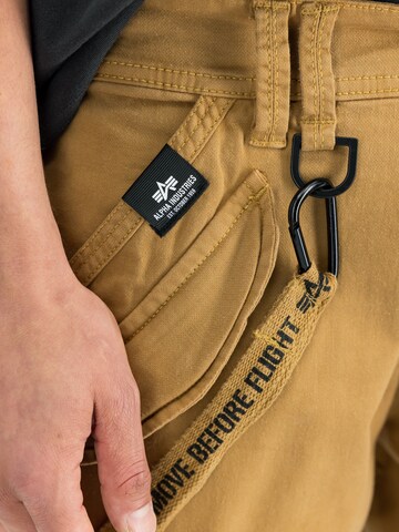 ALPHA INDUSTRIES Slim fit Cargo Pants 'Utility Pant' in Green
