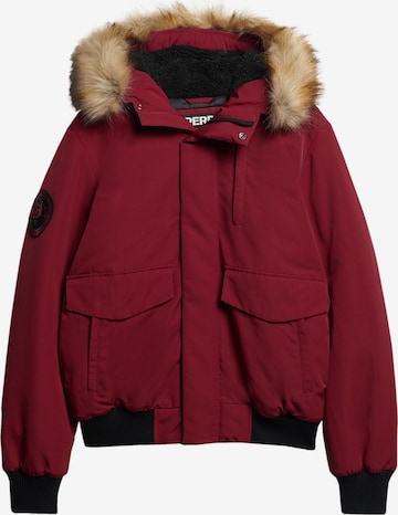 Superdry Winter Jacket 'Everest' in Red: front