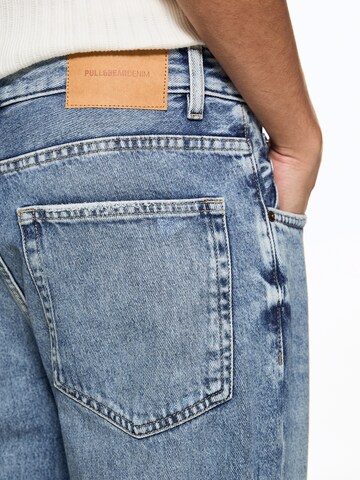 Pull&Bear Loosefit Jeans in Blauw