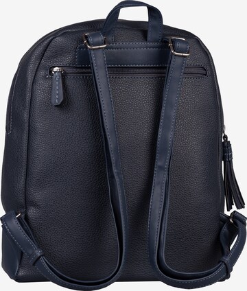 TOM TAILOR Backpack in Blue