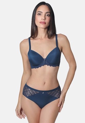 Invisible Soutien-gorge 'Beautiful Classic' sassa en bleu : devant