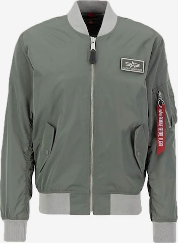 ALPHA INDUSTRIES Välikausitakki 'MA-1 TTC' värissä vihreä: etupuoli
