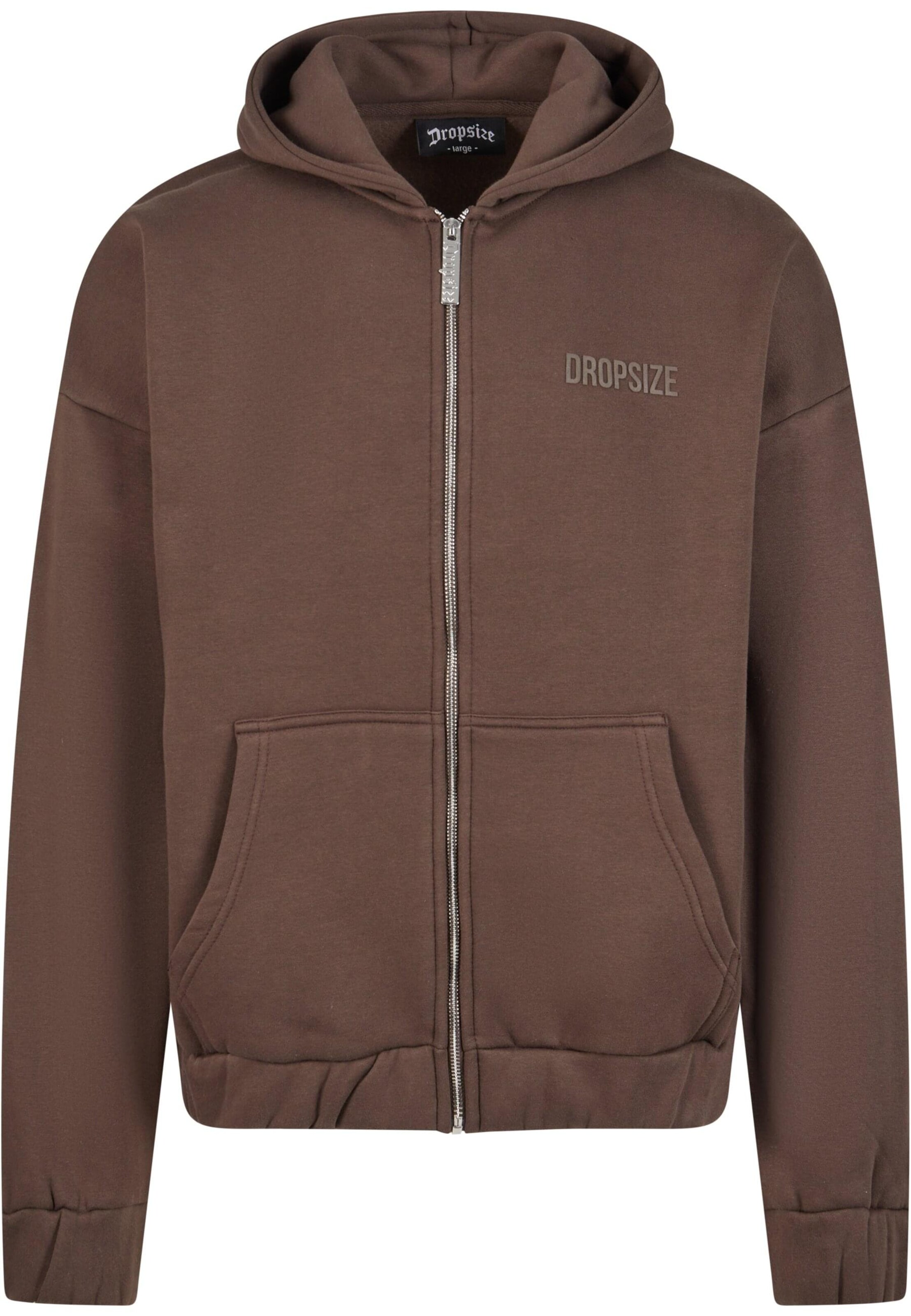 Dropsize Bluza rozpinana w kolorze brązowy: przód
