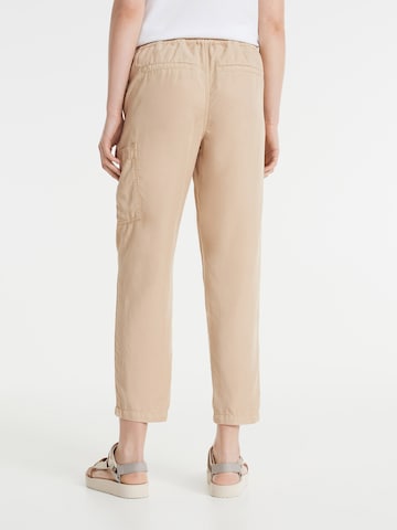 OPUS Regular Pleat-Front Pants 'Madena' in Beige