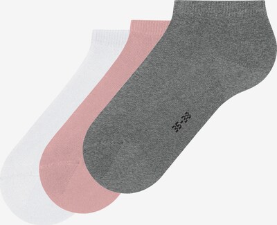 FALKE Socken in graumeliert / rosa / schwarz / weiß, Produktansicht