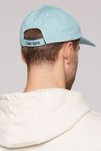 CAMP DAVID Base Cap mit Logo-Applikation in Grün