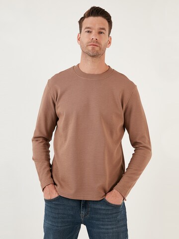 Buratti Sweatshirt in Bruin: voorkant