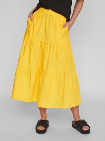 VILA Skirt 'Ria' in Yellow: front