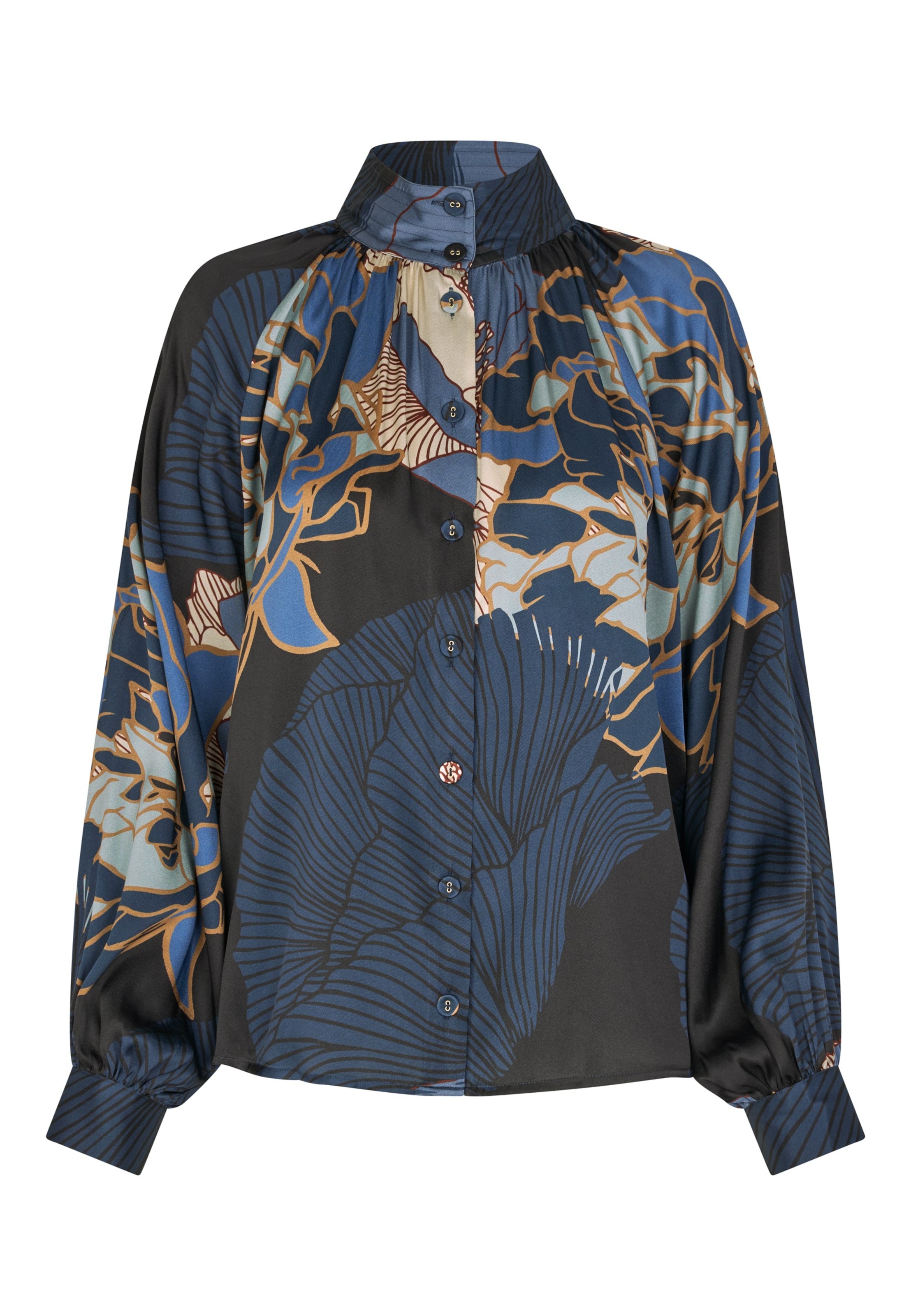 Dea Kudibal Blúzka 'Nita' - Modrá: predná strana