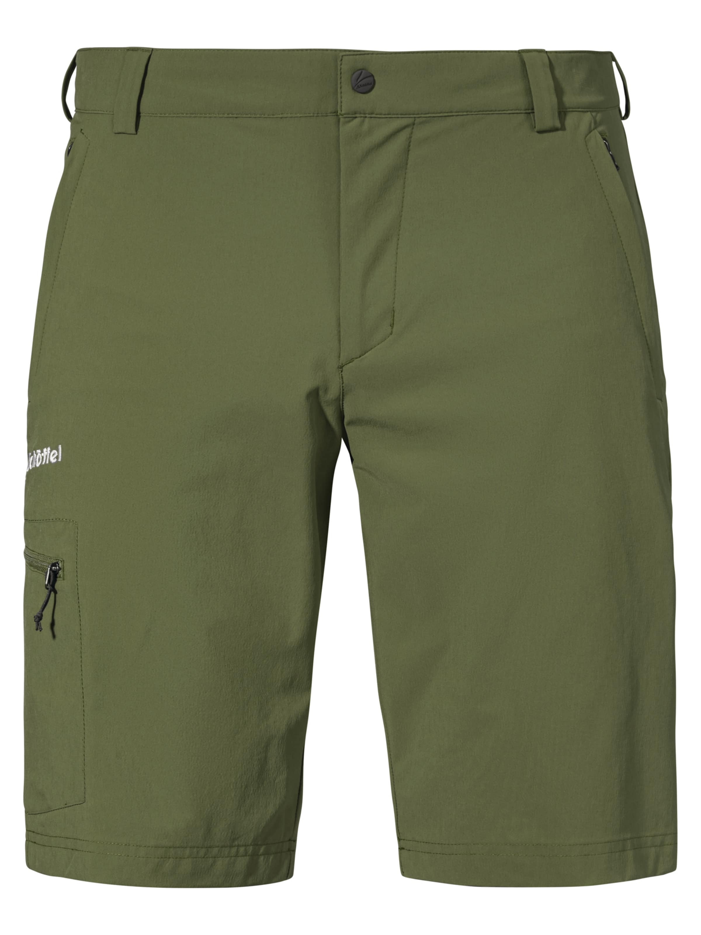 Schöffel Outdoor trousers 'Folkstone' in Green: front