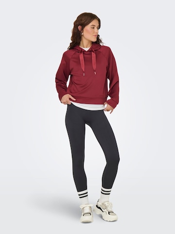 ONLY Sweatshirt 'ONLLue' in Rood