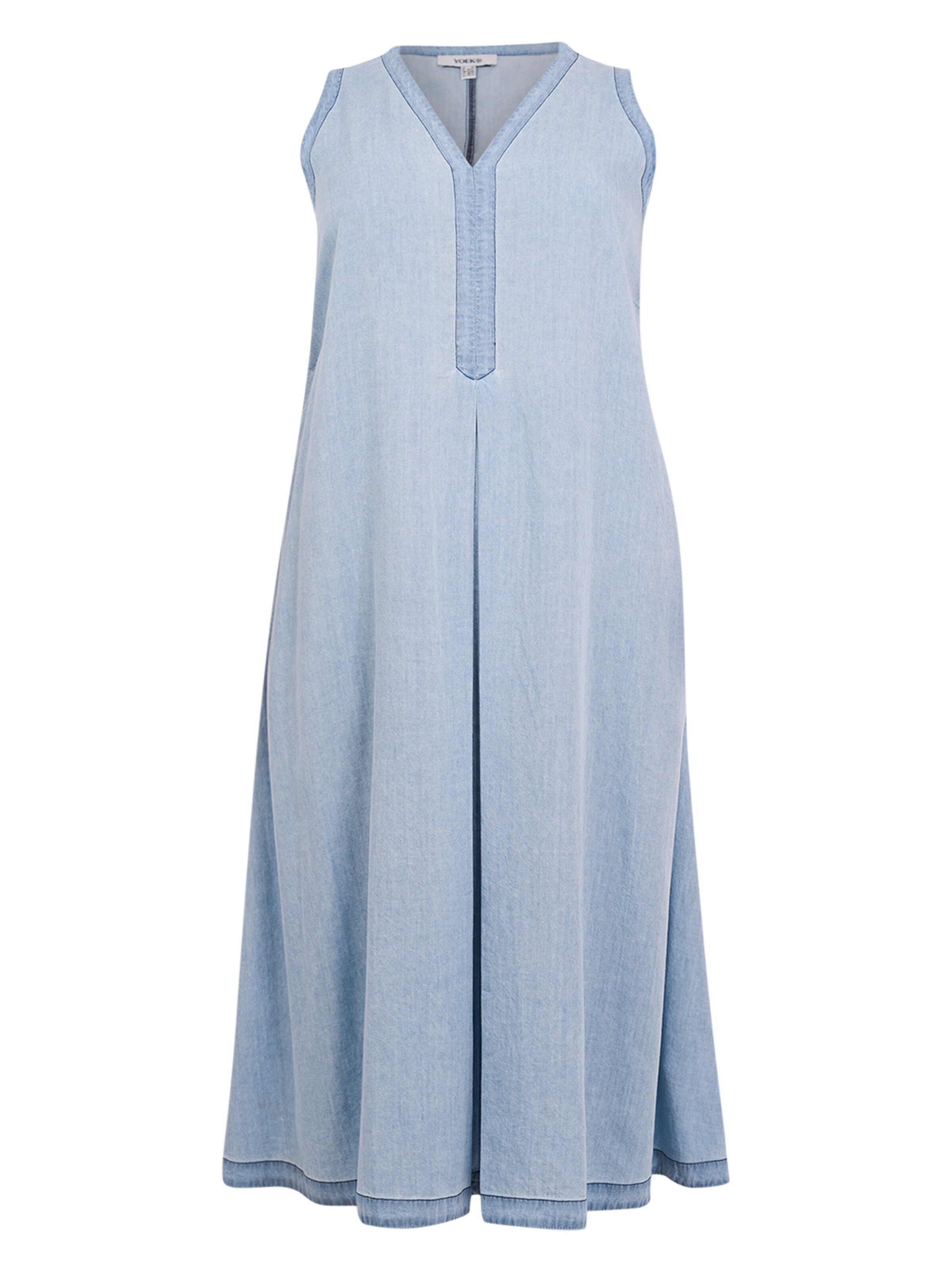 Robe YOEK en bleu : devant
