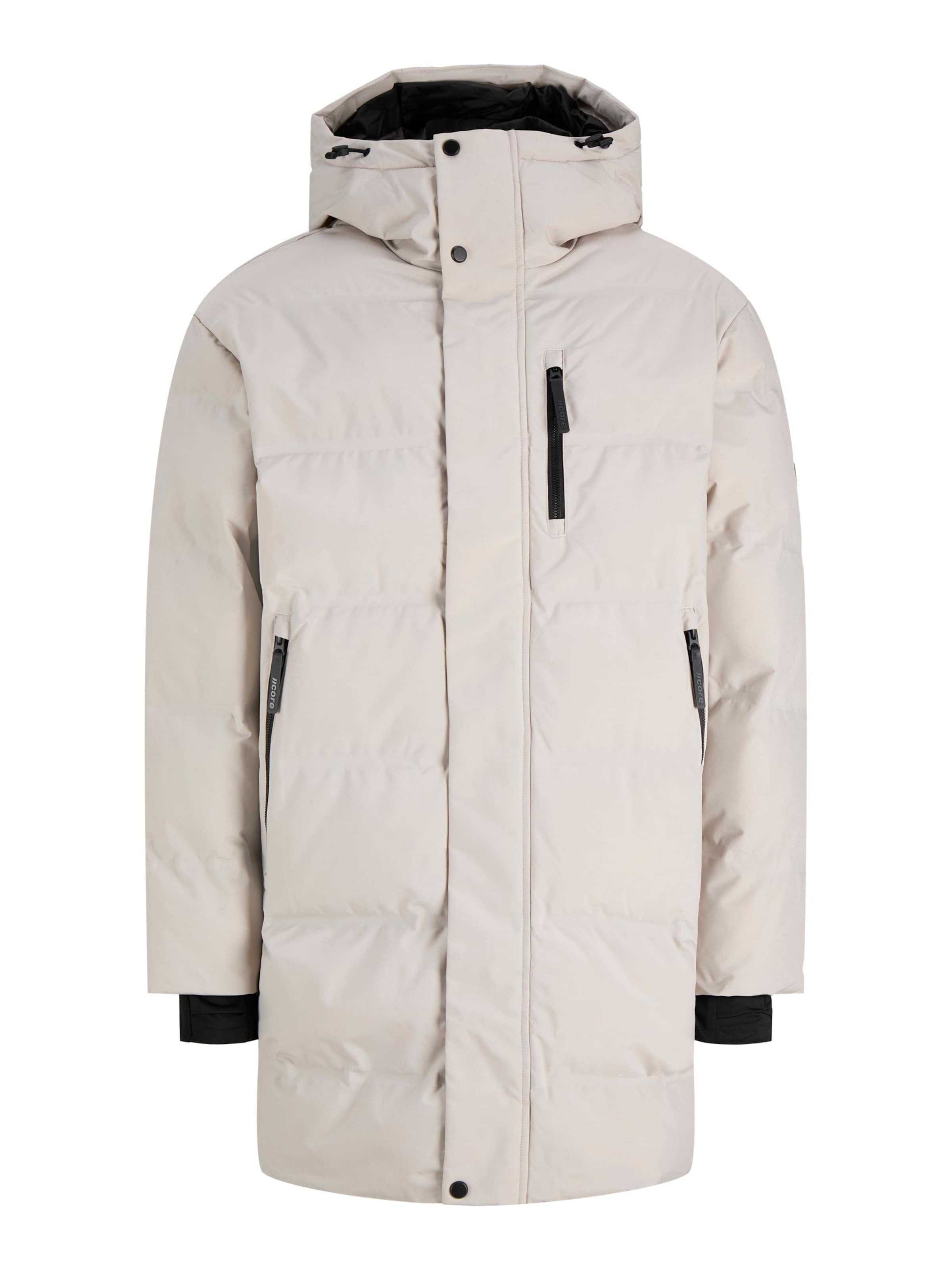 JACK & JONES Winter Coat 'JCOTrace Alpha' in Grey: front