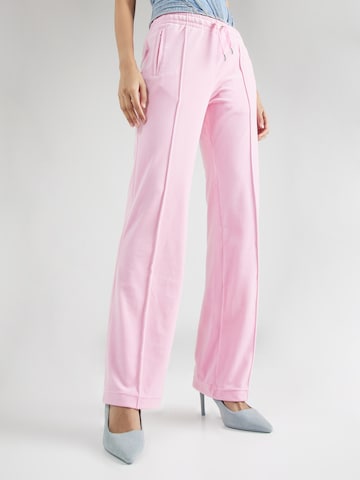 Juicy Couture Loose fit Trousers 'Tina' in Pink: front
