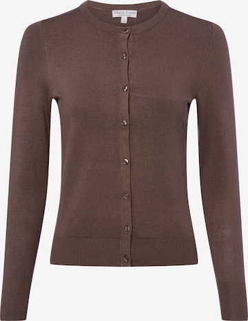 Cardigan Marie Lund en marron : devant