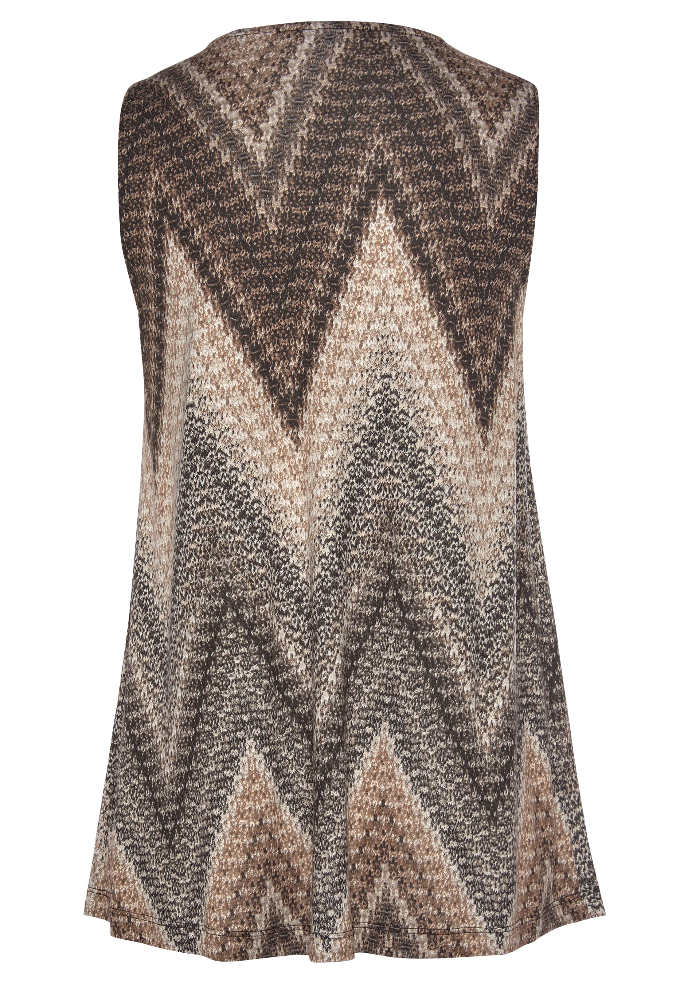 LASCANA Плетен топ в кафяво