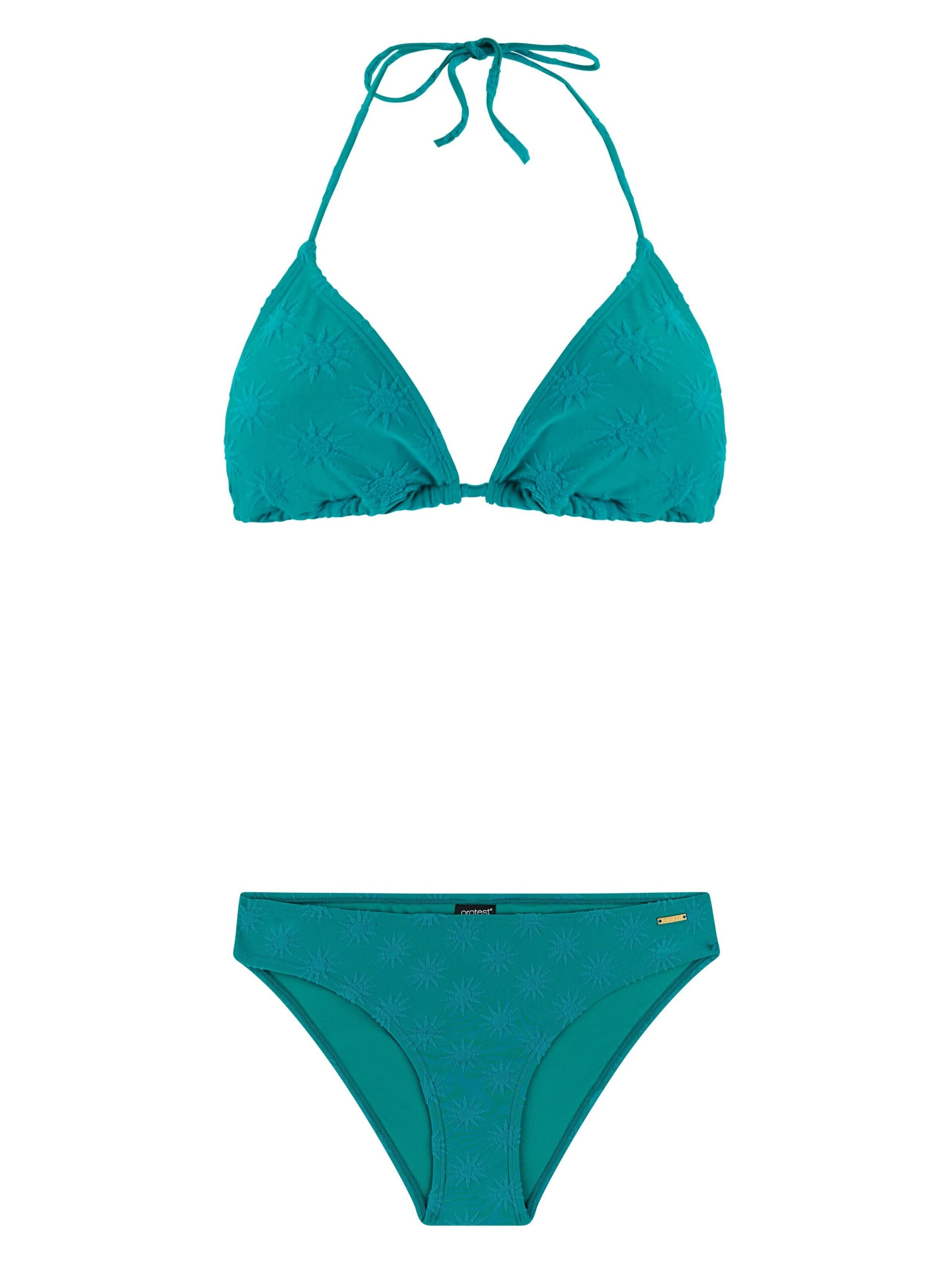 PROTEST Triangel Bikini 'PRTBalance' in Groen: voorkant