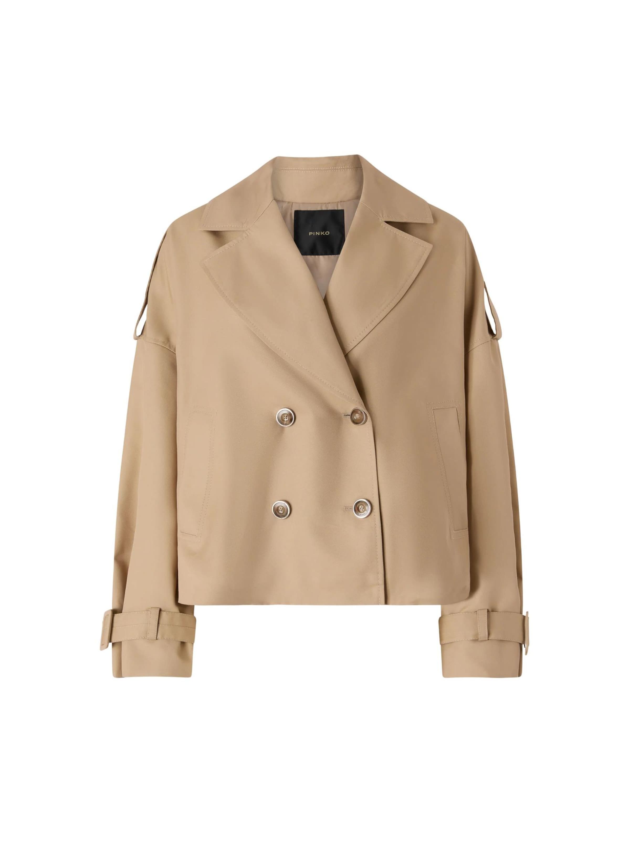 PINKO Between-season jacket in Beige: front